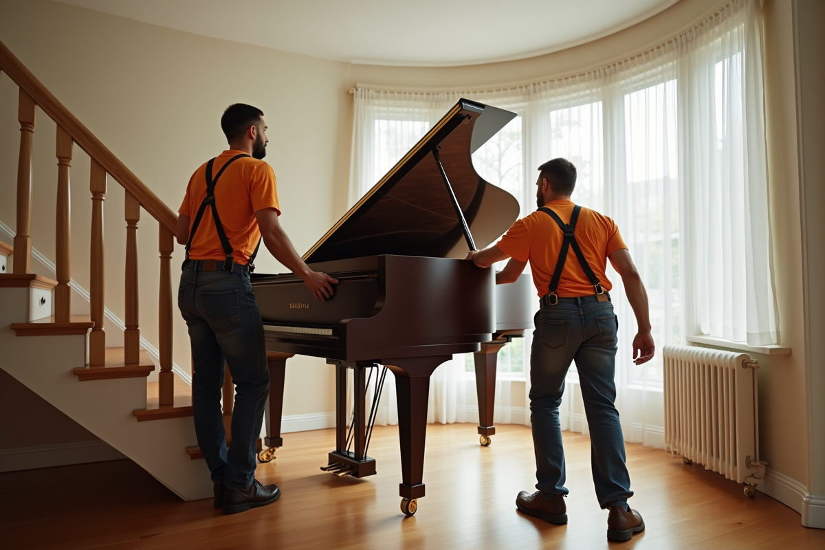 Déplacement de pianos à l’étage : techniques et conseils pratiques