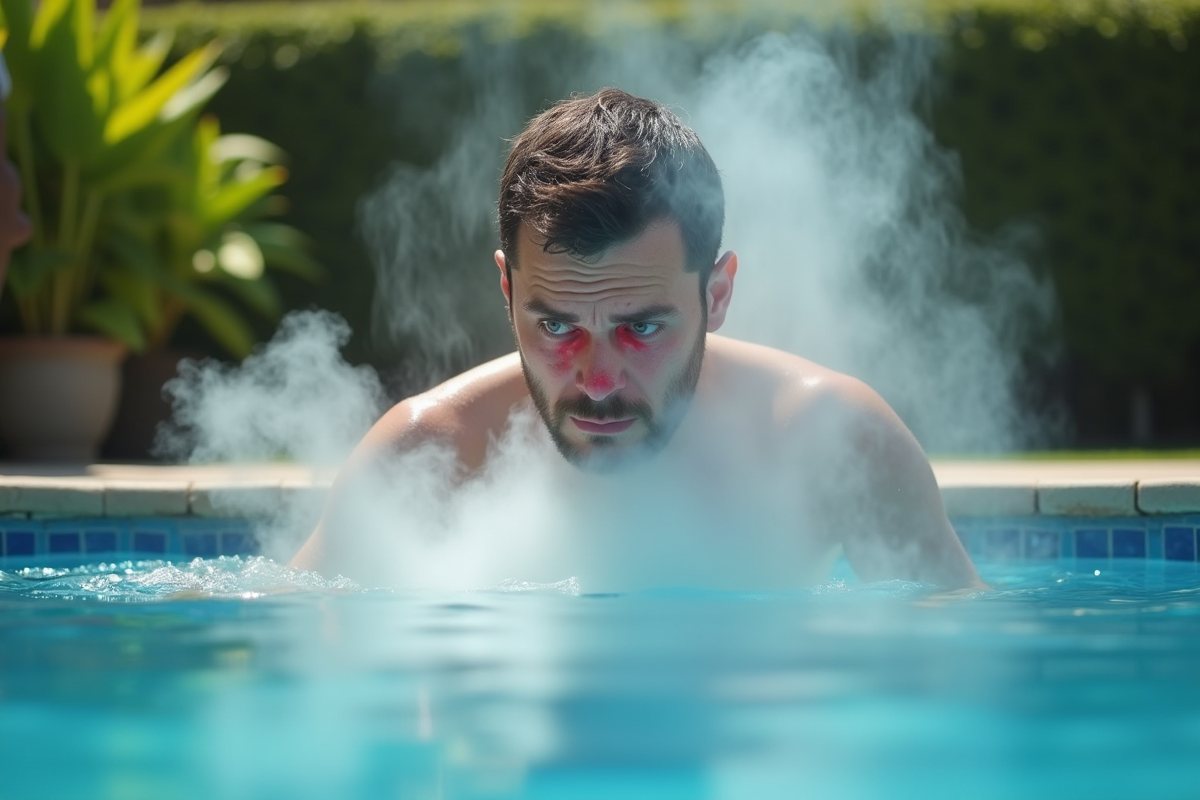 Les dangers de la baignade dans une piscine trop chlorée