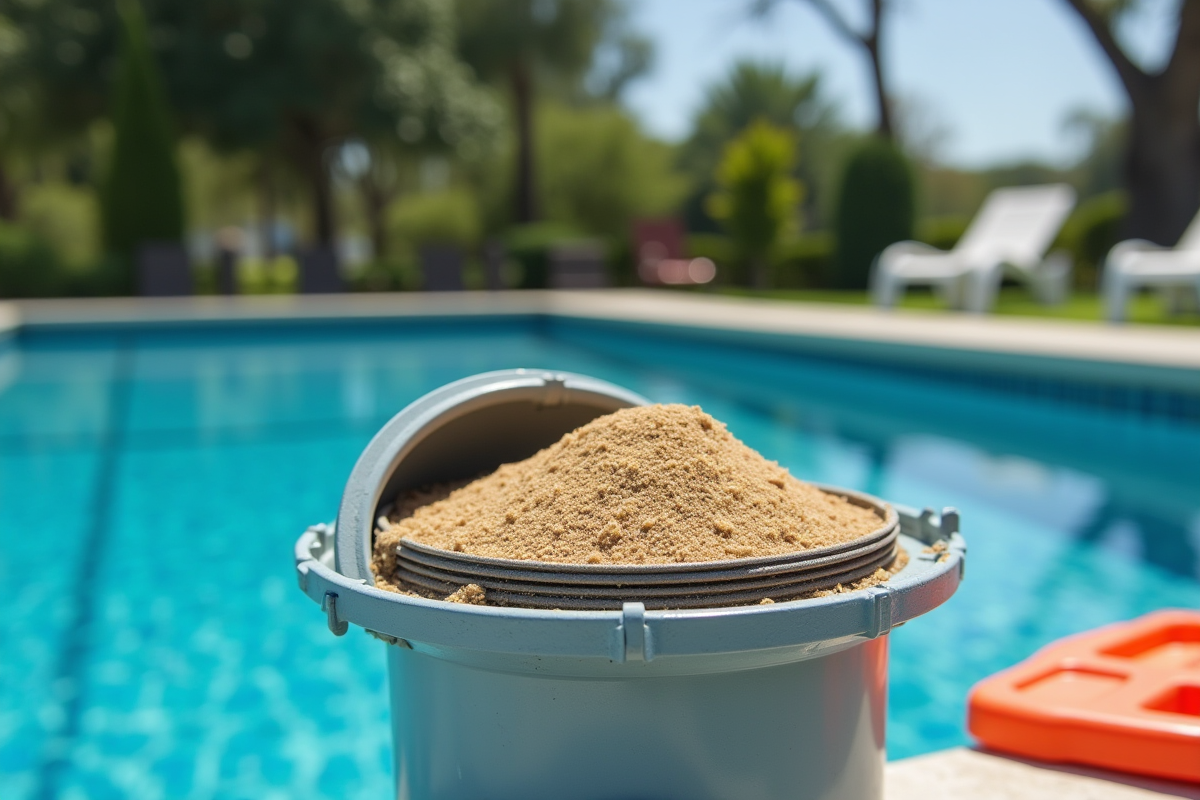 Signes indiquant le besoin de changer le sable du filtre de piscine