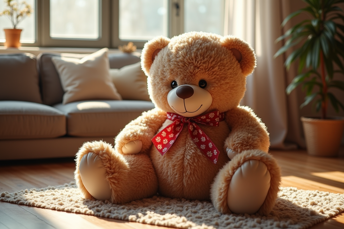 Emballage efficace pour un gros ours en peluche : techniques et astuces