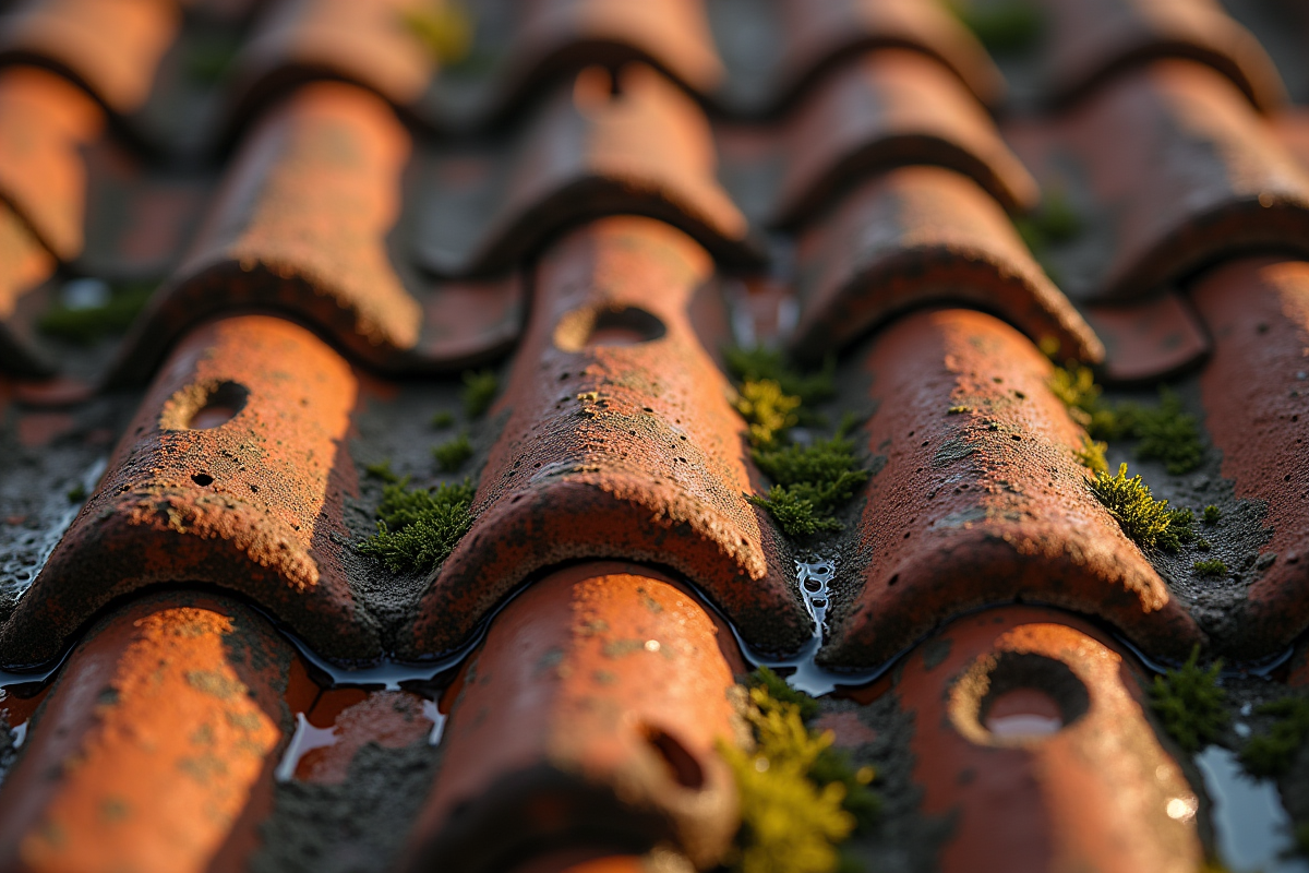 Identification de la porosité des tuiles de toiture : signes et solutions